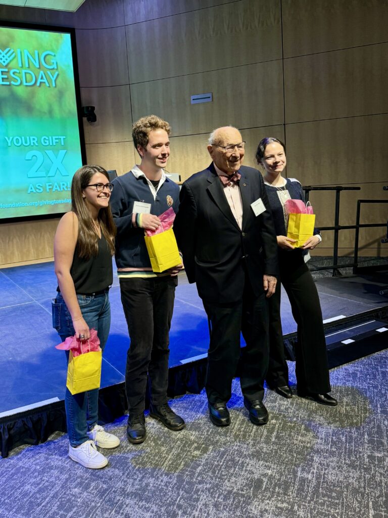 Tina wins best poster at the Irwin M. Arias Symposium